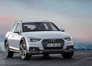 Audi A4 Allroad Scenic Mountain View Wallpaper