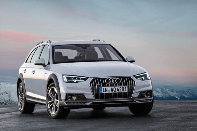 Audi A4 Allroad Scenic Mountain View Wallpaper
