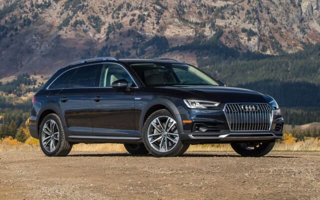 Audi A4 Allroad In Mountainous Terrain Wallpaper