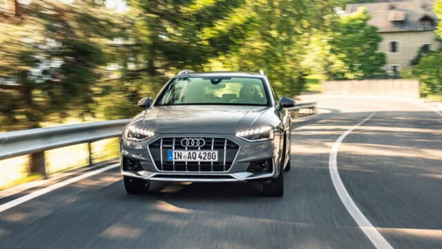 Audi A4 Allroad On Scenic Drive For Stunning Wallpaper