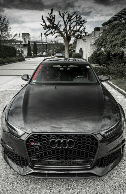 Audi S6 Carbon Fiber Front View Quattro Performance Car Wallpaper