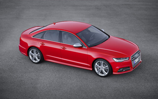 Audi S6 Red Sedan Stylish Exterior Design Wallpapers