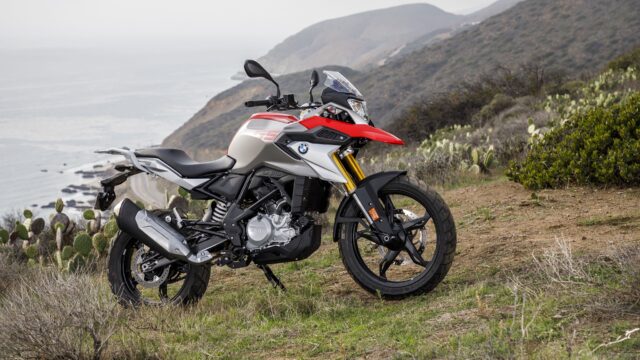 BMW G 310 GS Adventure Coastal Landscape Wallpaper