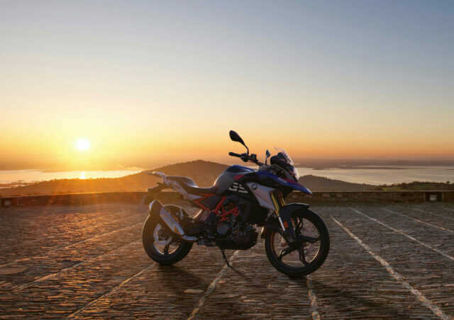 BMW G 310 GS Sunset Adventure Wallpaper