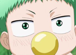 Baby Beel Close Up In Beelzebub Anime Wallpaper