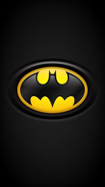 Batman Logo Wallpaper HD Black And Yellow Design