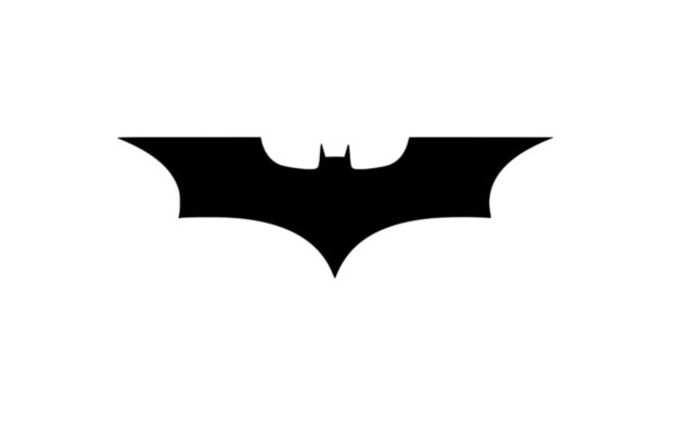 Batman Symbol Minimalist Wallpaper Design