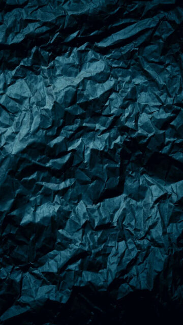 Blue Crumpled Paper Texture for Wallpaper Background