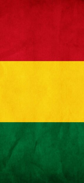 The image shows the vibrant red yellow and green colors of the Bolivia flag, HD Mobile Wallpaper