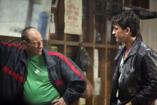 Boxing Drama Scene From Bleed For This Movie Wallpaper