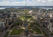 Brasilia Aerial View Capturing Modern Urban Design
