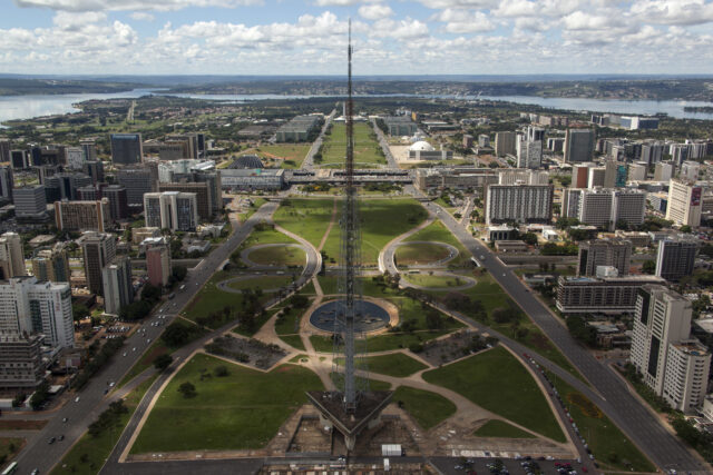 Brasilia Aerial View Capturing Modern Urban Design