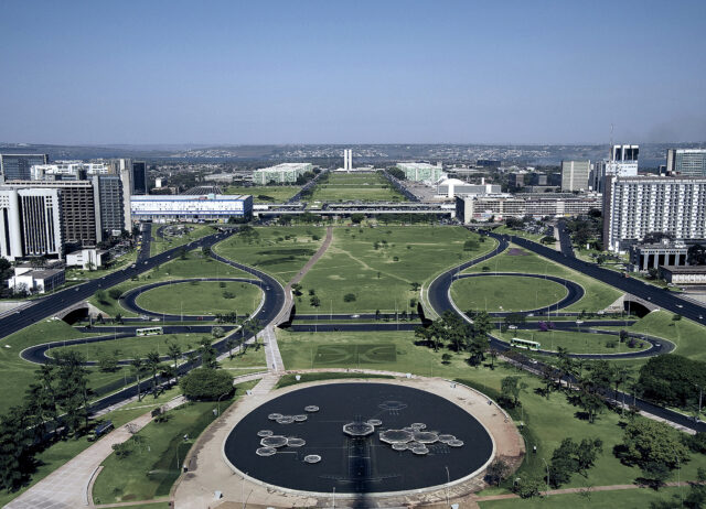 Brasilia Aerial View Stunning Urban Landscape Wallpaper