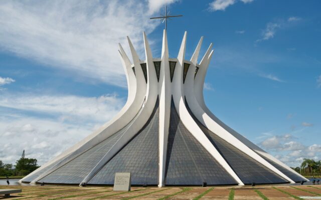 Brasília Cathedral Iconic Architecture Wallpaper