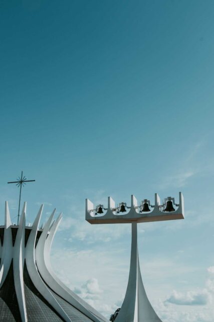 Brasilia Cathedral Modern Architecture Wallpaper