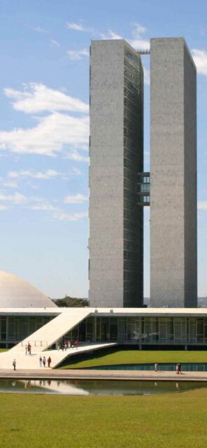 Brasilia National Congress Wallpaper Stunning Architectural Landmark
