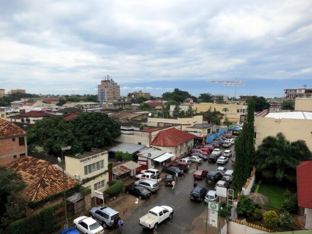 Burundi Cityscape View With Cloudy Sky Background
