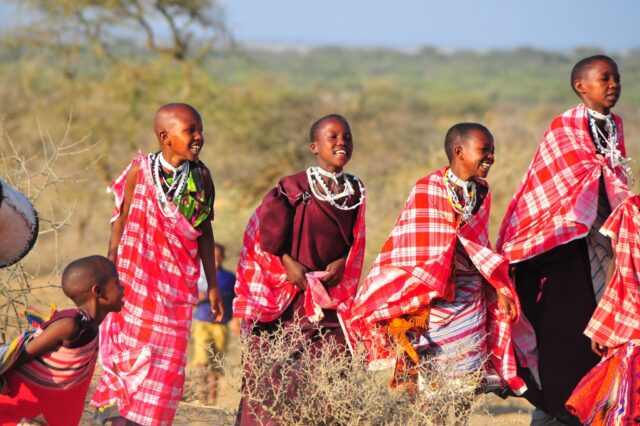 Burundi Cultural Celebration Vibrant Traditional Attire In Nature