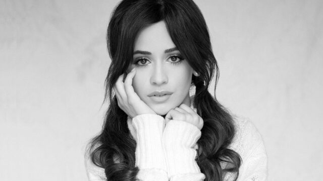 Camila Cabello Stunning Black And White Portrait Wallpaper For Fans