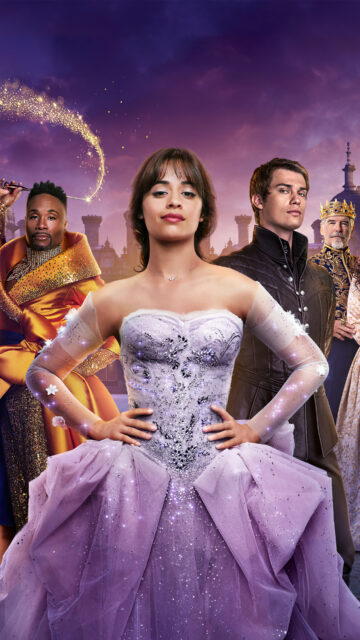 Camila Cabello Stunning In Elegant Lavender Gown Cinderella Movie Wallpaper