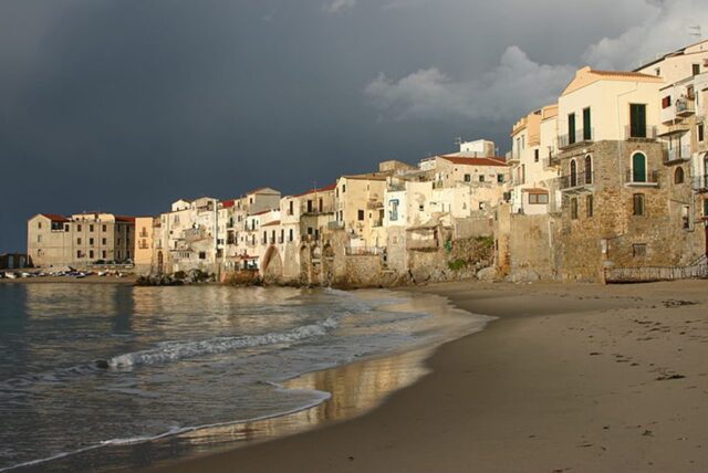 Cefalù Beachfront At Sunset Serenity And Historic Charm