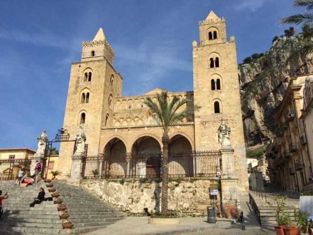 Cefalu Cathedral Majestic Architecture In Italy's Historic Town
