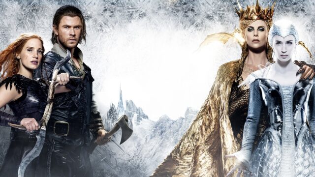 Charlize Theron As Ravenna In Epic Fantasy Battle Wallpaper