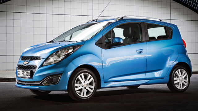 Chevrolet Spark Blue Car Wallpaper For Desktop Background