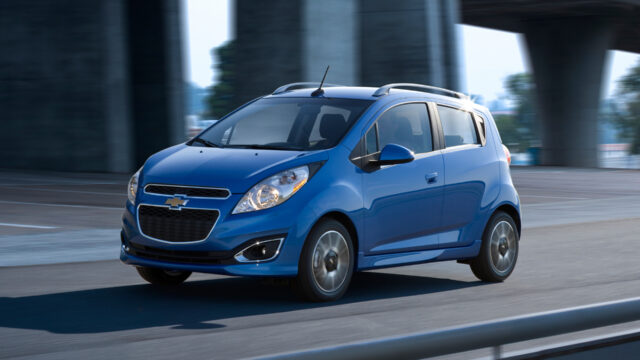 Chevrolet Spark In Motion Urban Driving Wallpaper