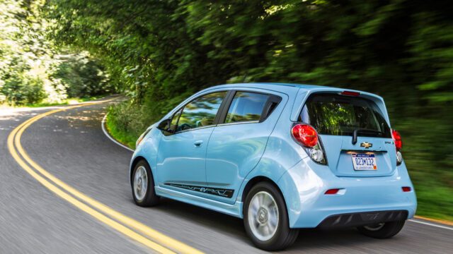 Chevrolet Spark On Scenic Road Wallpaper For Download