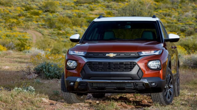 Chevrolet Trailblazer Adventure Ready In Scenic Landscape Wallpaper