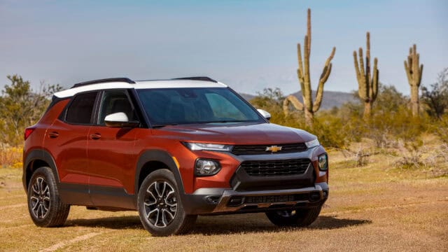 Chevrolet Trailblazer In Desert Landscape For Stunning Wallpapers