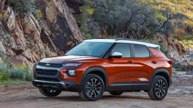 Chevrolet Trailblazer In Scenic Mountain Landscape Wallpaper