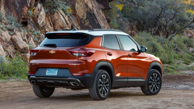 Chevrolet Trailblazer In Scenic Mountain Terrain Wallpaper