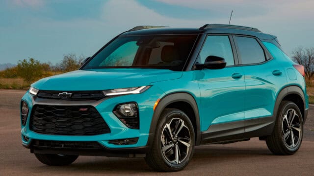 Chevrolet Trailblazer In Stunning Turquoise For Desktop Wallpaper