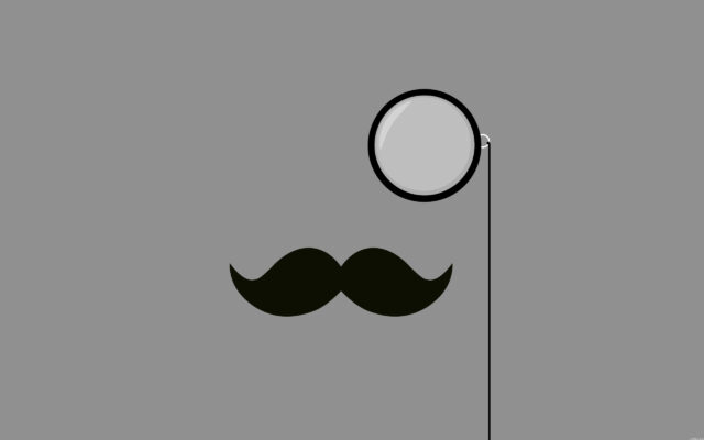 Classic Mustache and Monocle Minimalist Mustache Wallpapers for Stylish Backgrounds