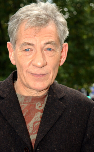 Close Up Portrait Of Ian McKellen With Natural Background For Wallpapers