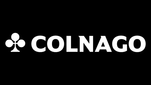 Colnago Logo on Black Background Minimalist Colnago Wallpaper for Cycling Fans