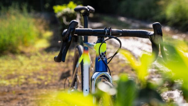 Colnago Road Bike Close Up on Scenic Outdoor Trail Wallpaper