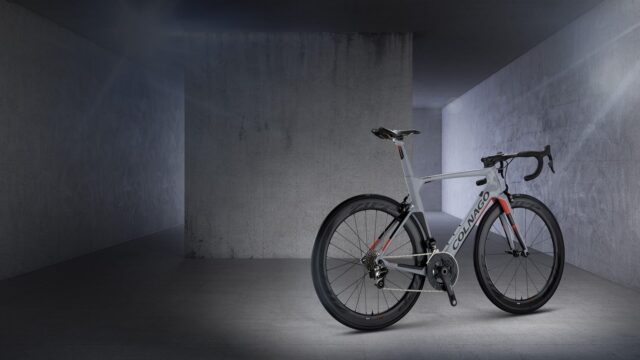 Colnago Road Bike Wallpaper Modern Design in Minimalist Concrete Room