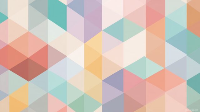 Color Desktop Wallpaper Full HD, A Minimalistic Geometric Pattern In Various Pastel Colors, Adding A Subtle Elegance To Your Desktop