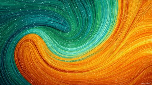 Color HD Wallpaper, A Dynamic Pattern Of Swirling Colors That Energizes Any Desktop Environment With Its Lively Design