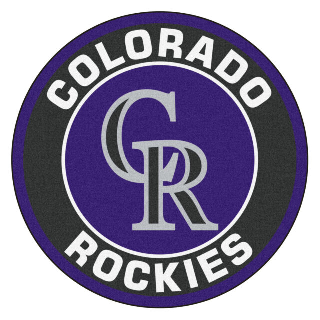 Colorado Rockies Logo Circle Design Background for High Quality Wallpapers