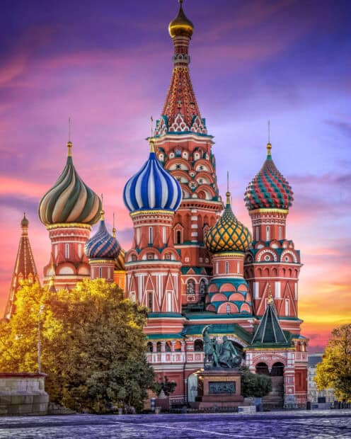The cathedral towers display intricate designs and vibrant colors during sunset, HD Mobile Wallpaper