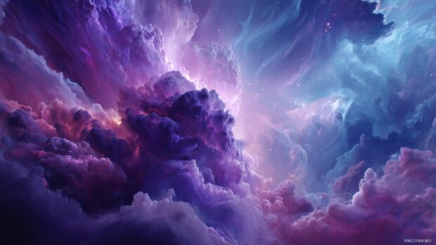Colorful nebula hd wallpapers, an explosion of colors with rich purples, blues, and pinks creating a mesmerizing nebula,.