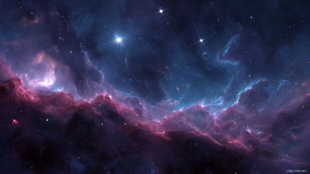 Cosmic nebula hd wallpapers, an enchanting cosmic landscape filled with glowing nebulae and glowing celestial objects,.