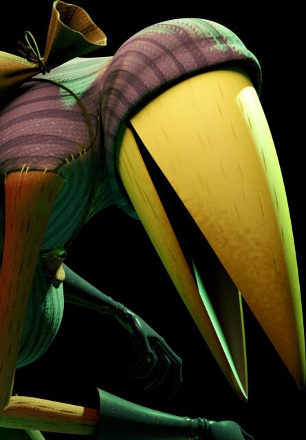 Creepy Creature From Hello Neighbor 2 Game Wallpaper