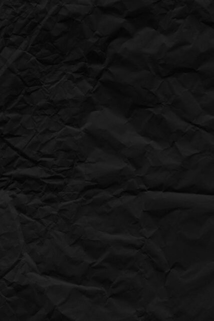 Crinkled Black Paper Texture Wallpaper Background
