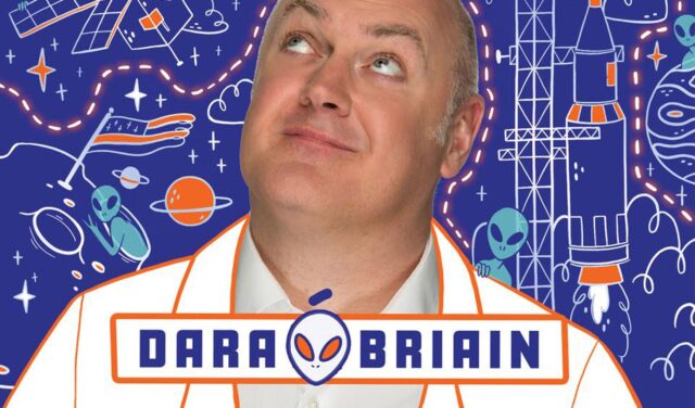 Dara O Briain Cosmic Comedy Wallpaper Design