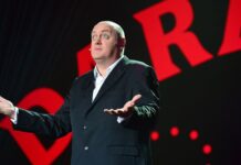 Dara O Briain Stand Up Performance Wallpaper